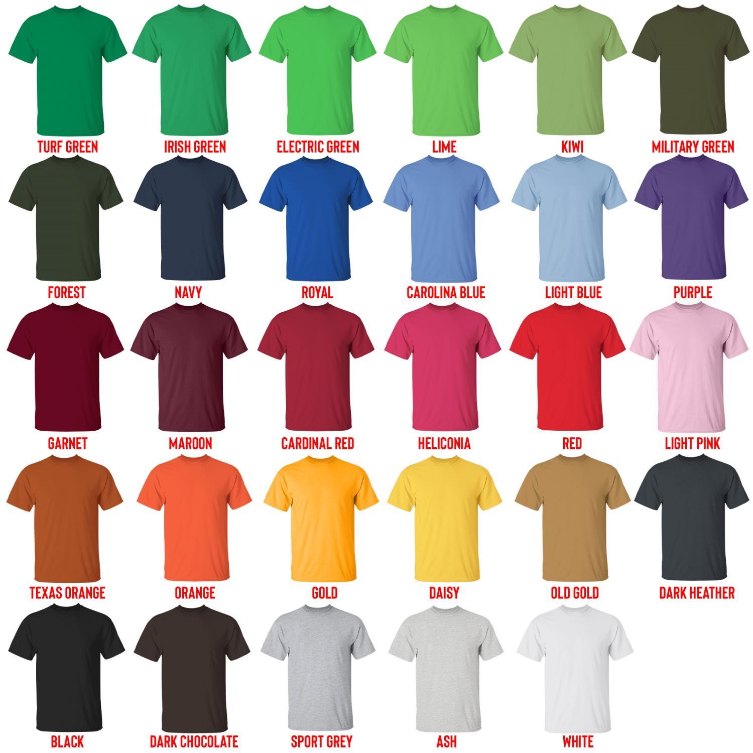 t shirt color chart - The Wingfeather Saga Store