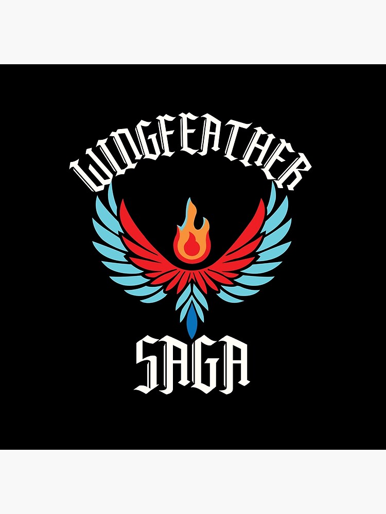 Wingfeather Saga Fiery Phoenix Crest Design Shower Curtain - Image 2