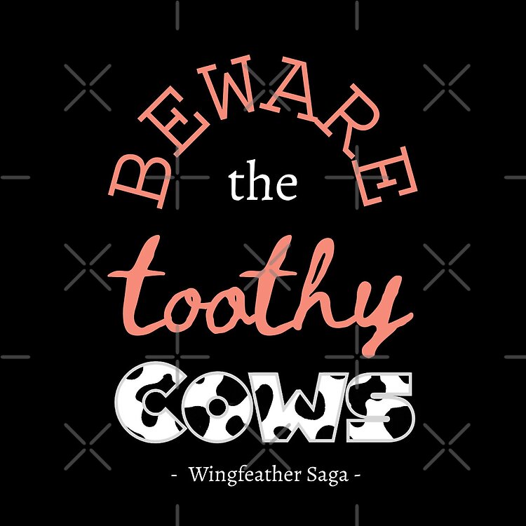 Beware The Toothy Cows Wingfeather Saga White Tote Bag - Image 2