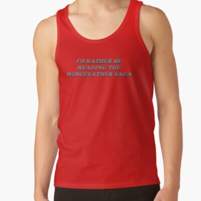 Rather Be Reading Wingfeather Saga Sticker Tank Top