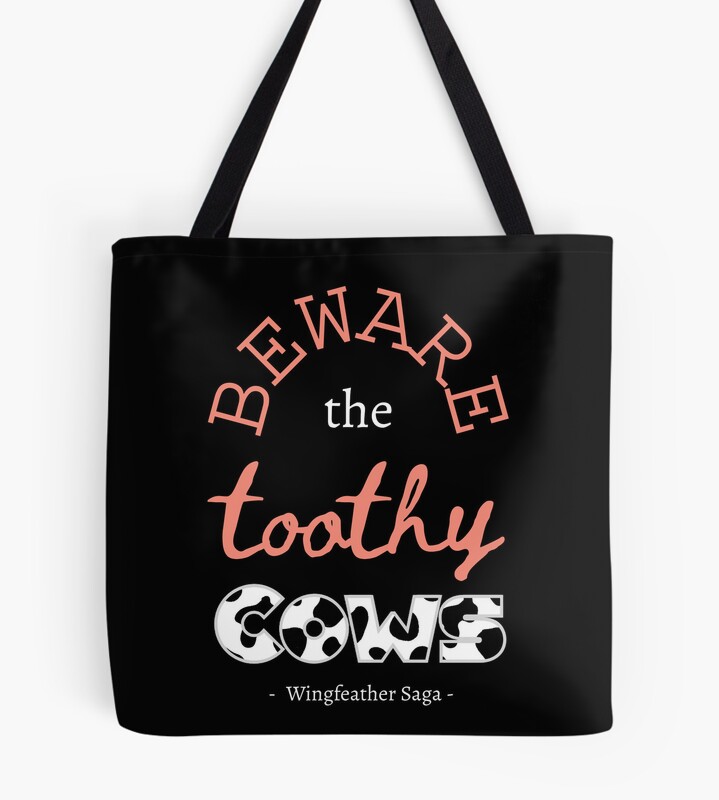 Beware The Toothy Cows Wingfeather Saga White Tote Bag