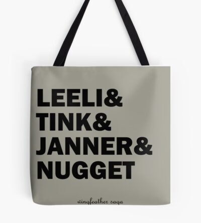 Wingfeather Saga Name List Sticker Tote Bag