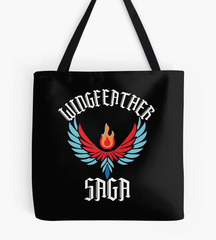 Wingfeather Saga Fiery Phoenix Crest Design Tote Bag