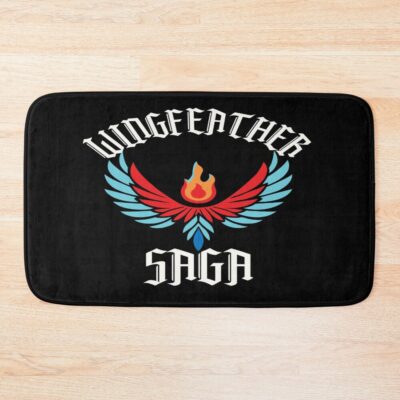 Wingfeather Saga Fiery Phoenix Crest Design Bath Mat