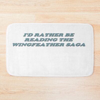 Rather Be Reading Wingfeather Saga Sticker Bath Mat