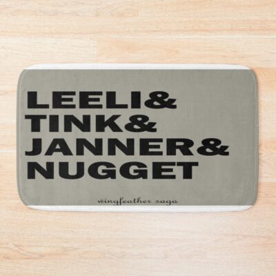 Wingfeather Saga Name List Sticker Bath Mat