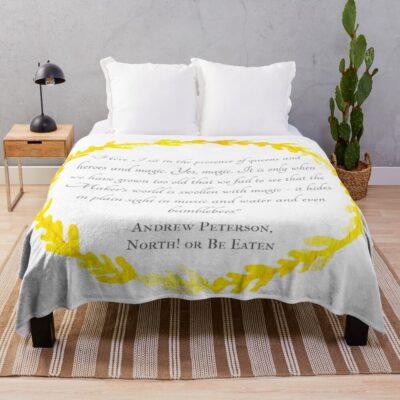 Presence Of Kings And Queens And Magic Wingfeather Saga Quote Throw Blanket