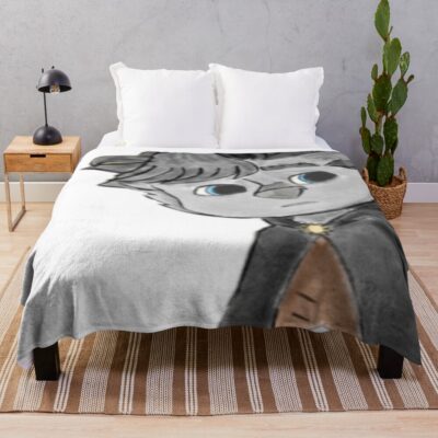 Fanged Kalmar Throw Blanket