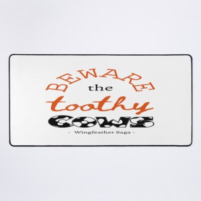 Beware The Toothy Cows Wingfeather Saga Black Mouse Pad
