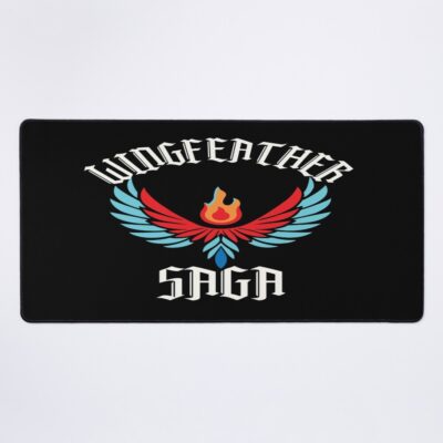 Wingfeather Saga Fiery Phoenix Crest Design Mouse Pad