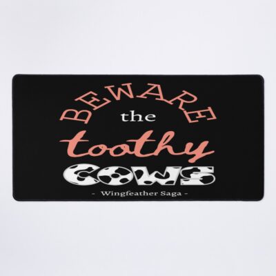 Beware The Toothy Cows Wingfeather Saga White Mouse Pad
