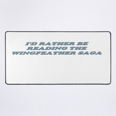 Rather Be Reading Wingfeather Saga Sticker Mouse Pad