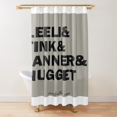 Wingfeather Saga Name List Sticker Shower Curtain